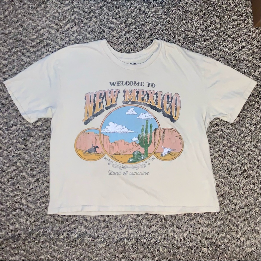 🌵 Pretty Rebellious Cream New Mexico Graphic Tee 🌵